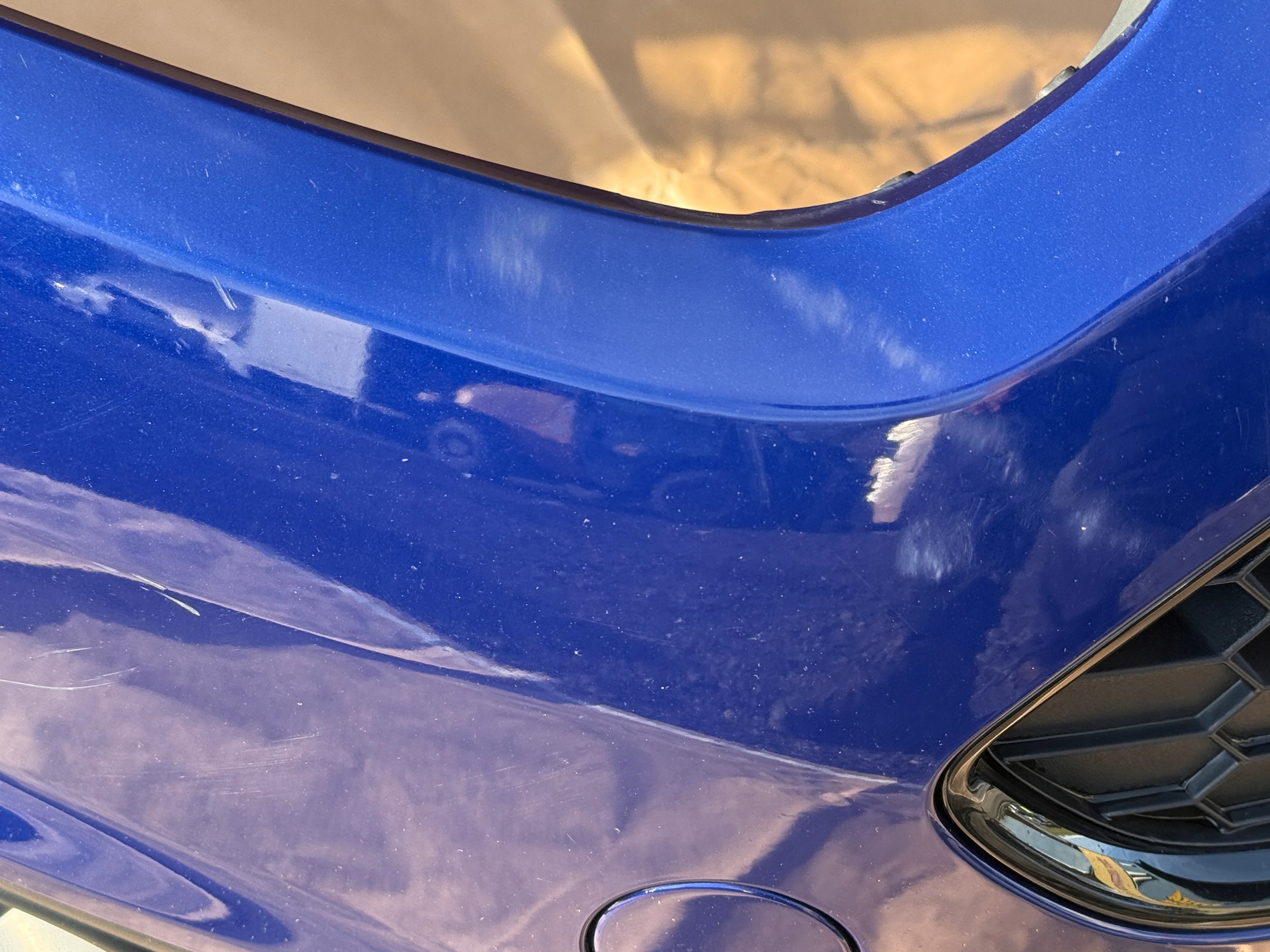 FORD FIESTA MK7 LIFT ST-LINE 2012-2017 bumper front DEEP IMPACT BLUE