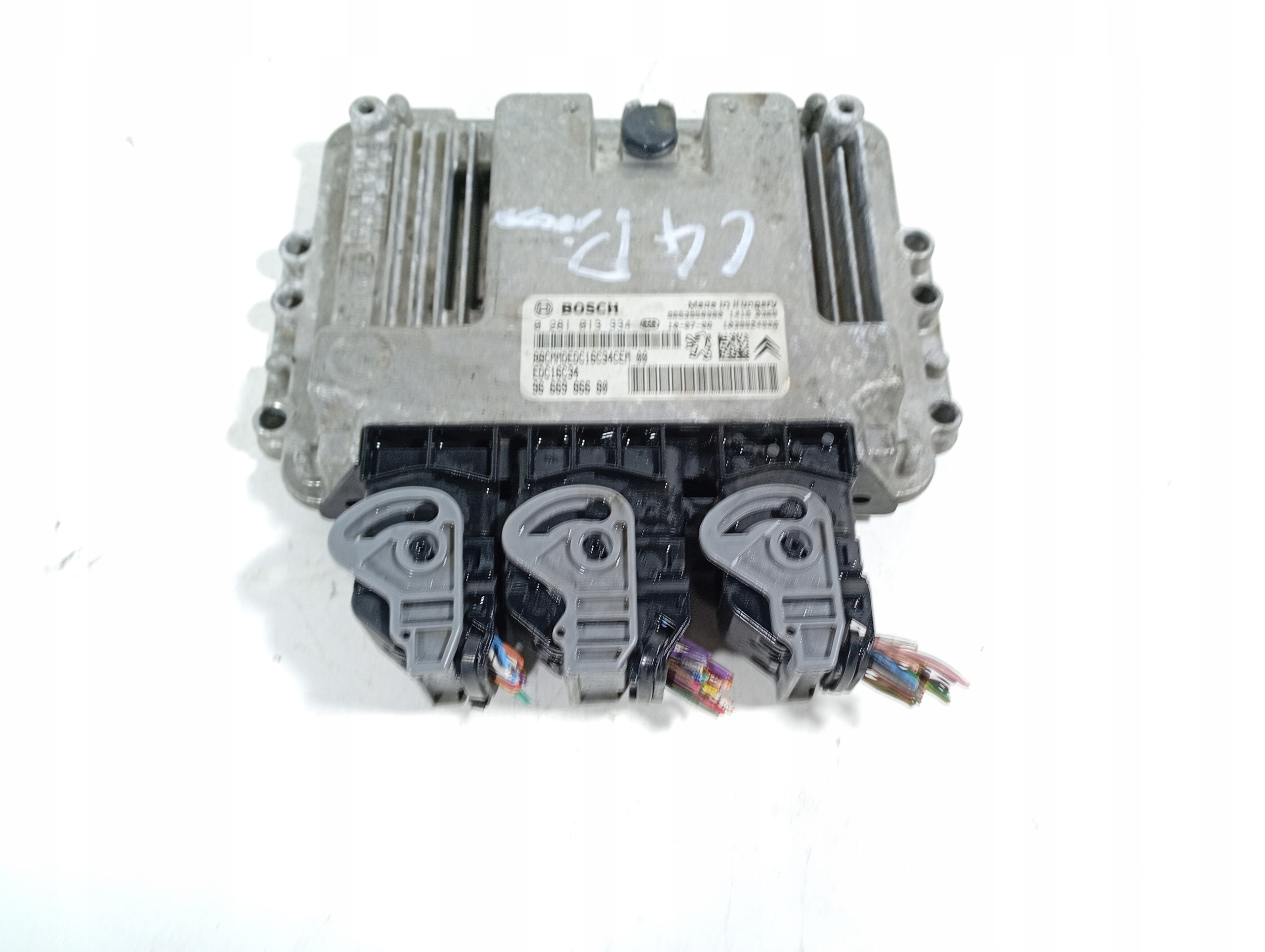 CITROEN C4 Picasso 07-13 computer control unit of the engine OE 9653958980