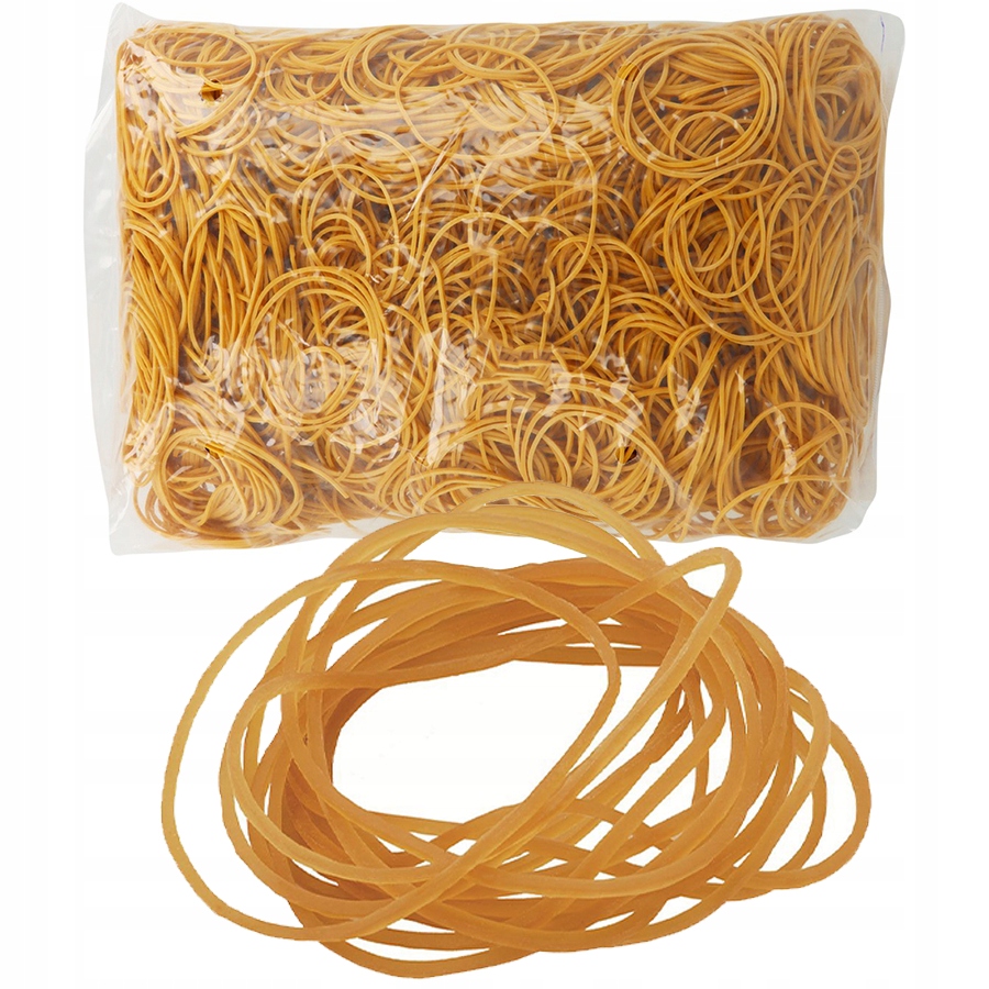 GUMKI RECEPTURKI KAUCZUKOWE ŻÓŁTE MOCNE WYTRZYMAŁE