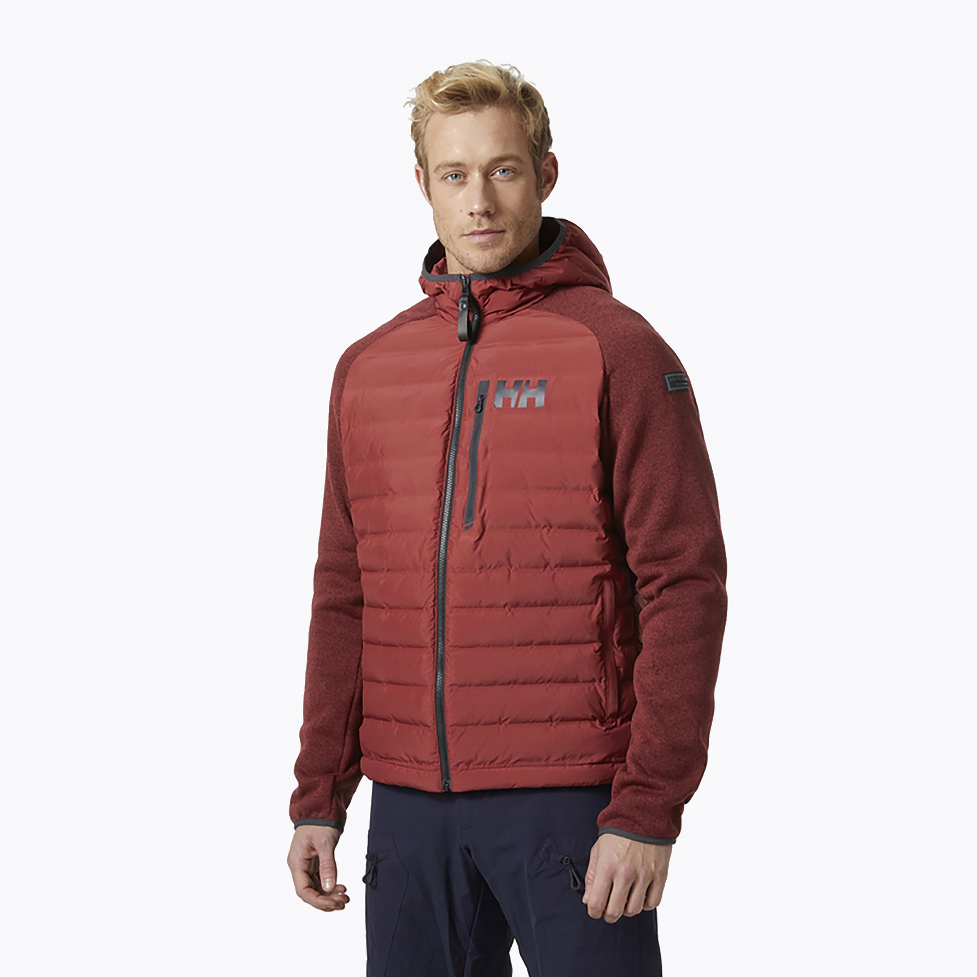 Kurtka żeglarska męska Helly Hansen Arctic Ocean Hybrid Insulator oxblood S