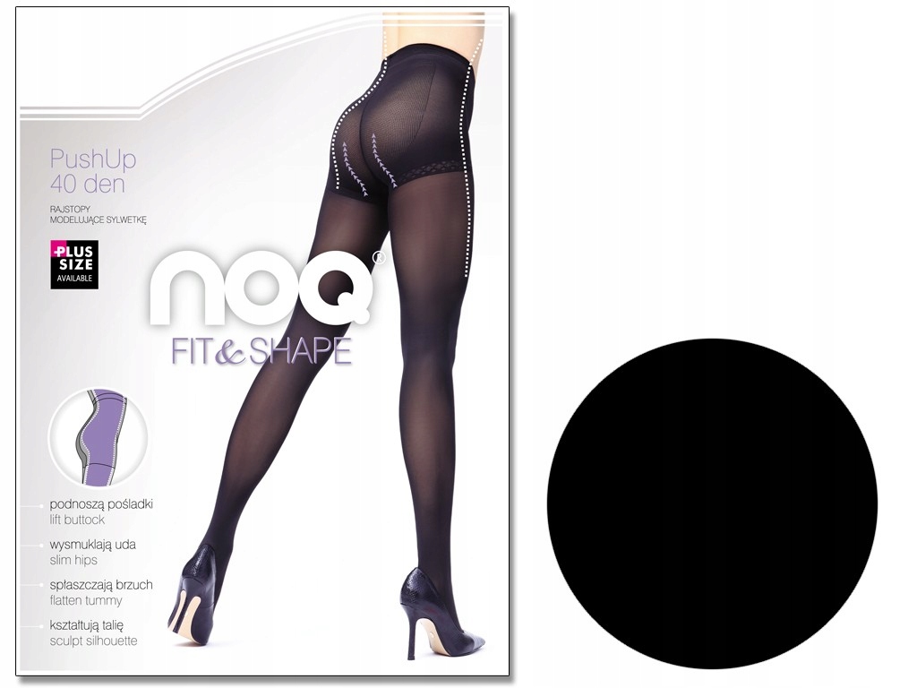 Rajstopy modelujące 40 den PUSH UP Nero 4