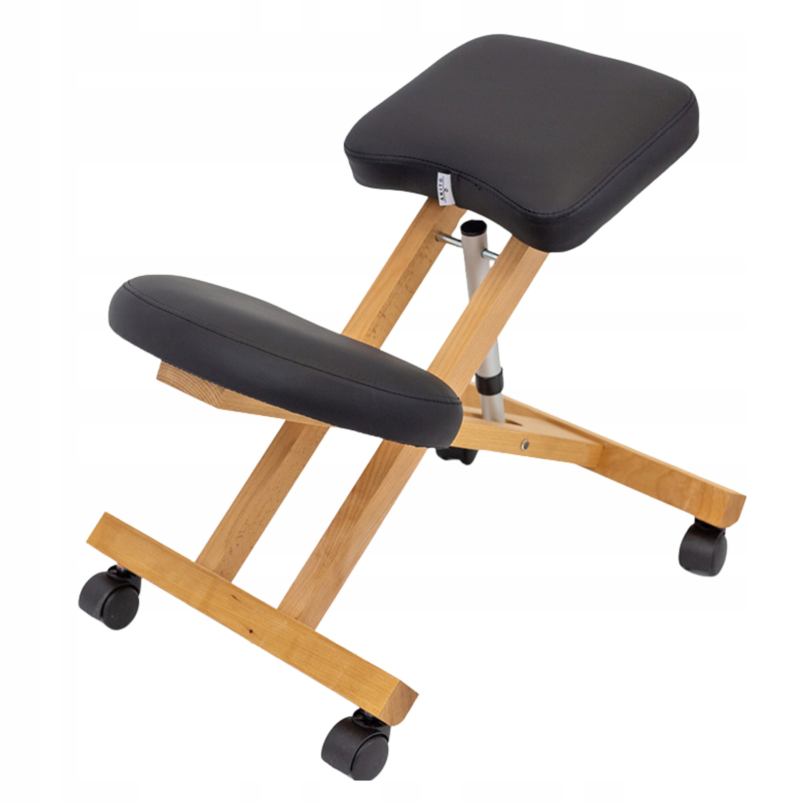 Ergonomické Kreslo S Dreveným Kľakadlom Nyks Akito, Regulácia Výšky