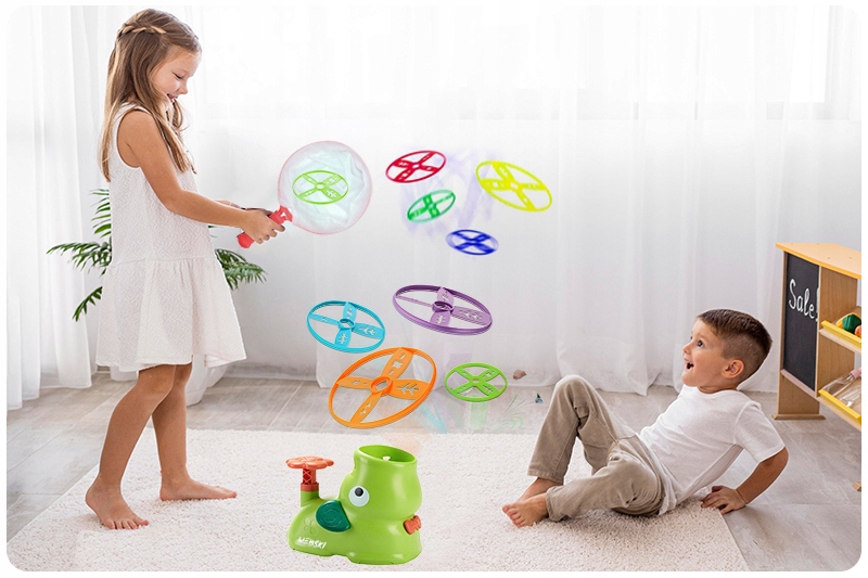 ZABAWKA ZRĘCZNOŚCIOWA WYRZUTNIA LATAJĄCYCH DYSKÓW + LOGICZNA GRA UMYSŁOWA Marka Webski