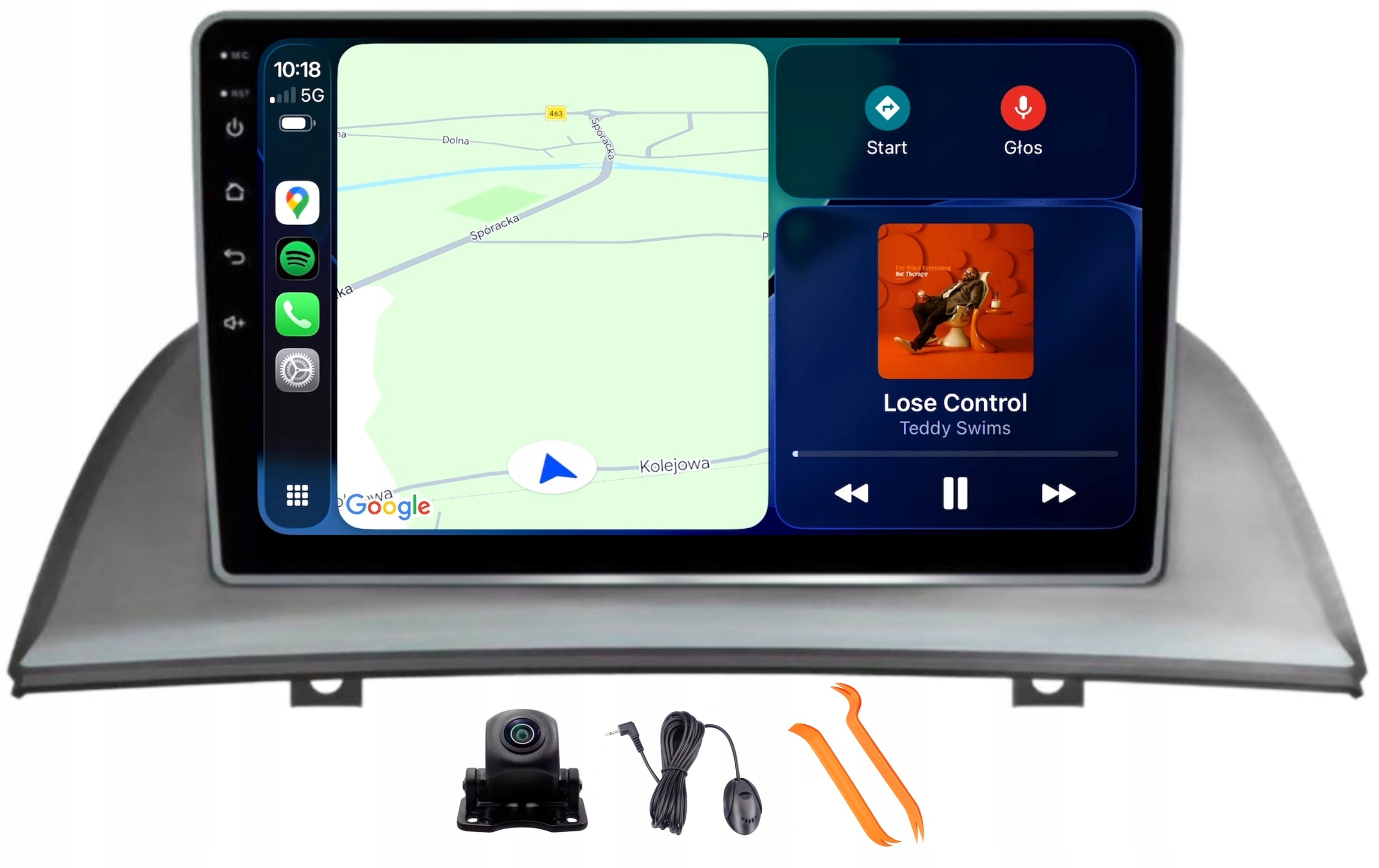 Rádio Android Navigace Qled Carplay 128GB Lte Gps Dsp Bmw X3 E83 03-10