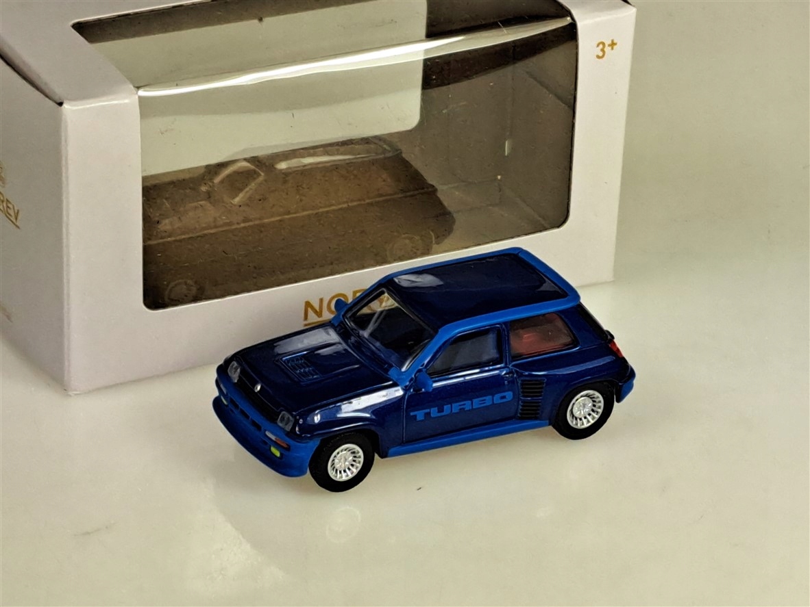 Norev Renault 5 Turbo 1980 Olympe Blue 1:64 Mini-Jet