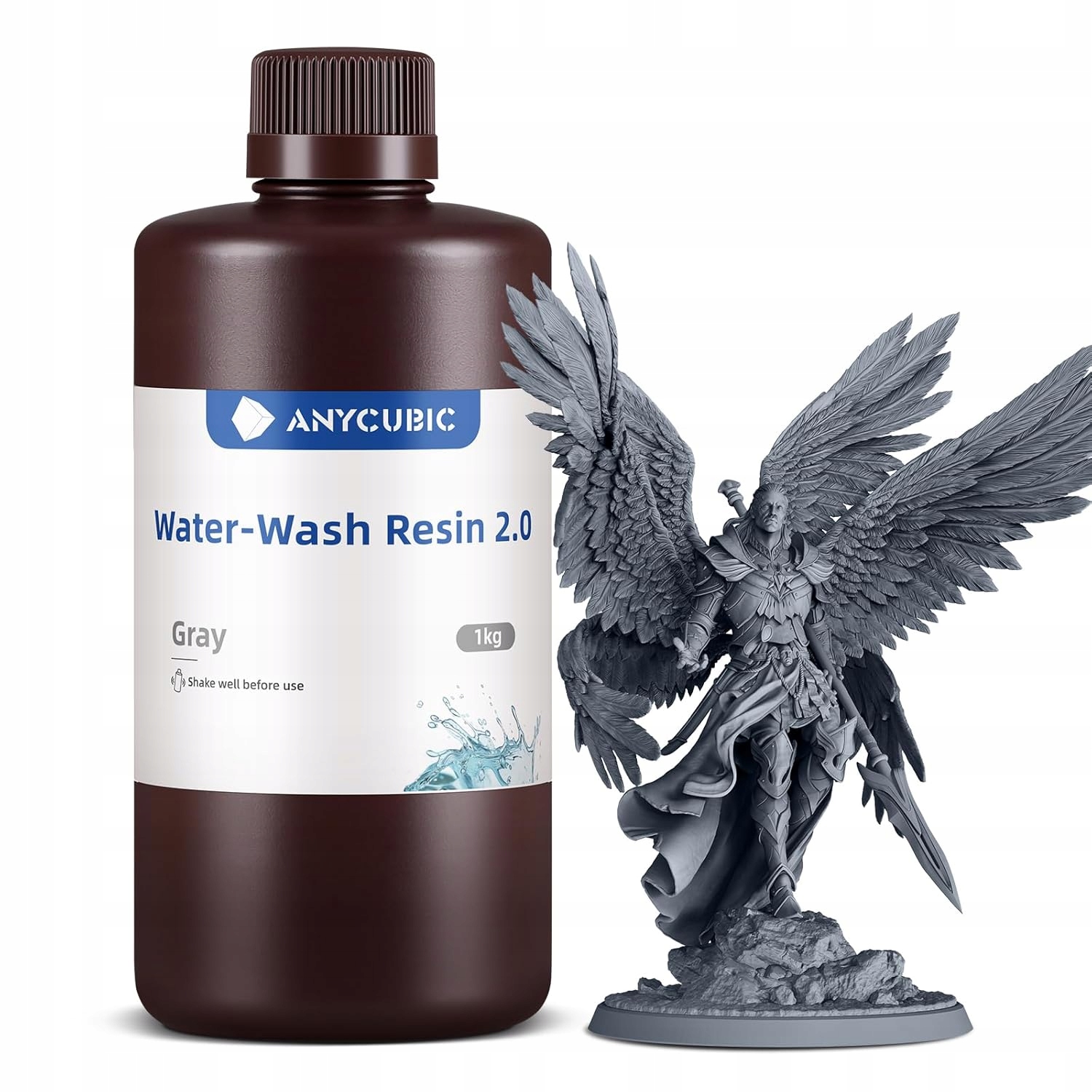 Żywica Anycubic Water-Wash Resin 2.0 szara 1kg