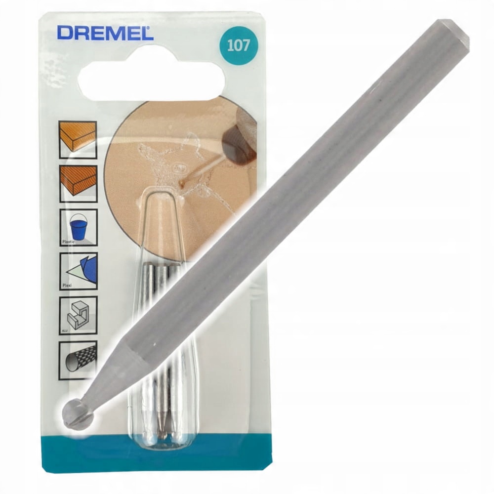

Frez grawerski Dremel (107) kulka 2,4 mm op. 3 szt