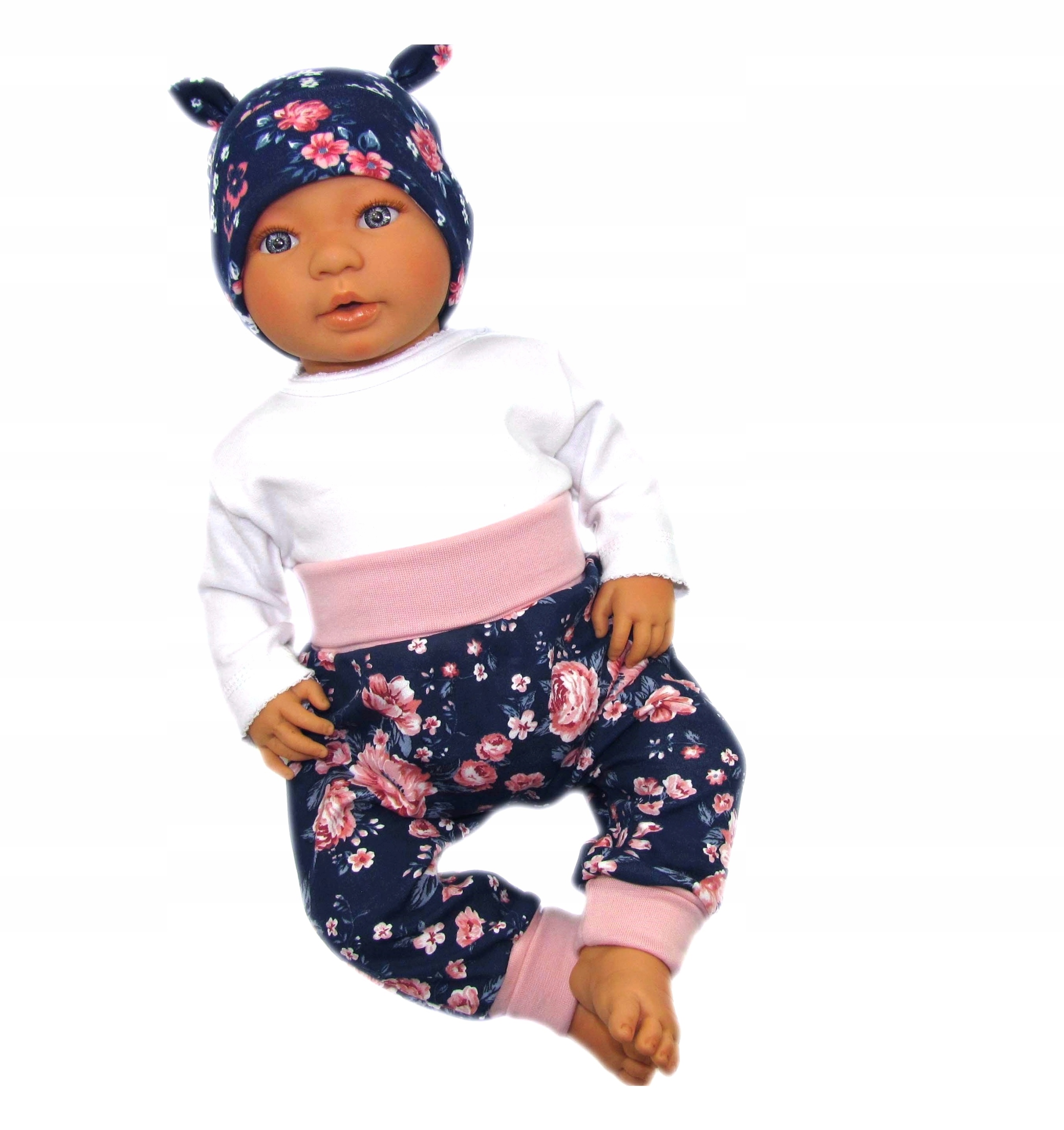 PÓŁŚPIOCHY BEZ STÓPEK SPODNIE BAGGY r.68 /64/ Płeć dziewczynki