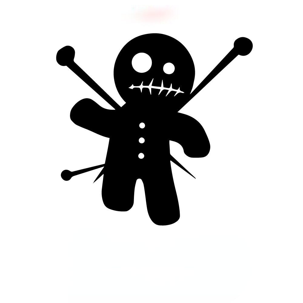 NAKLEJKA NA AUTO SZYBĘ LALECZKA VOODOO