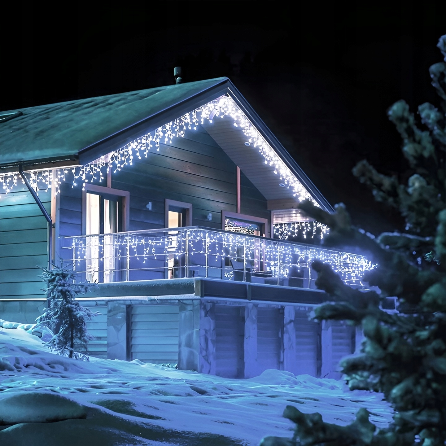 SOPLE LAMPKI CHOINKOWE 300 LED 14.5M ZEWNĘTRZNE ŚWIATEŁKA ŚWIĄTECZNE +FLASH Kod producenta Sople 300 LED BIAŁE CIEPŁE