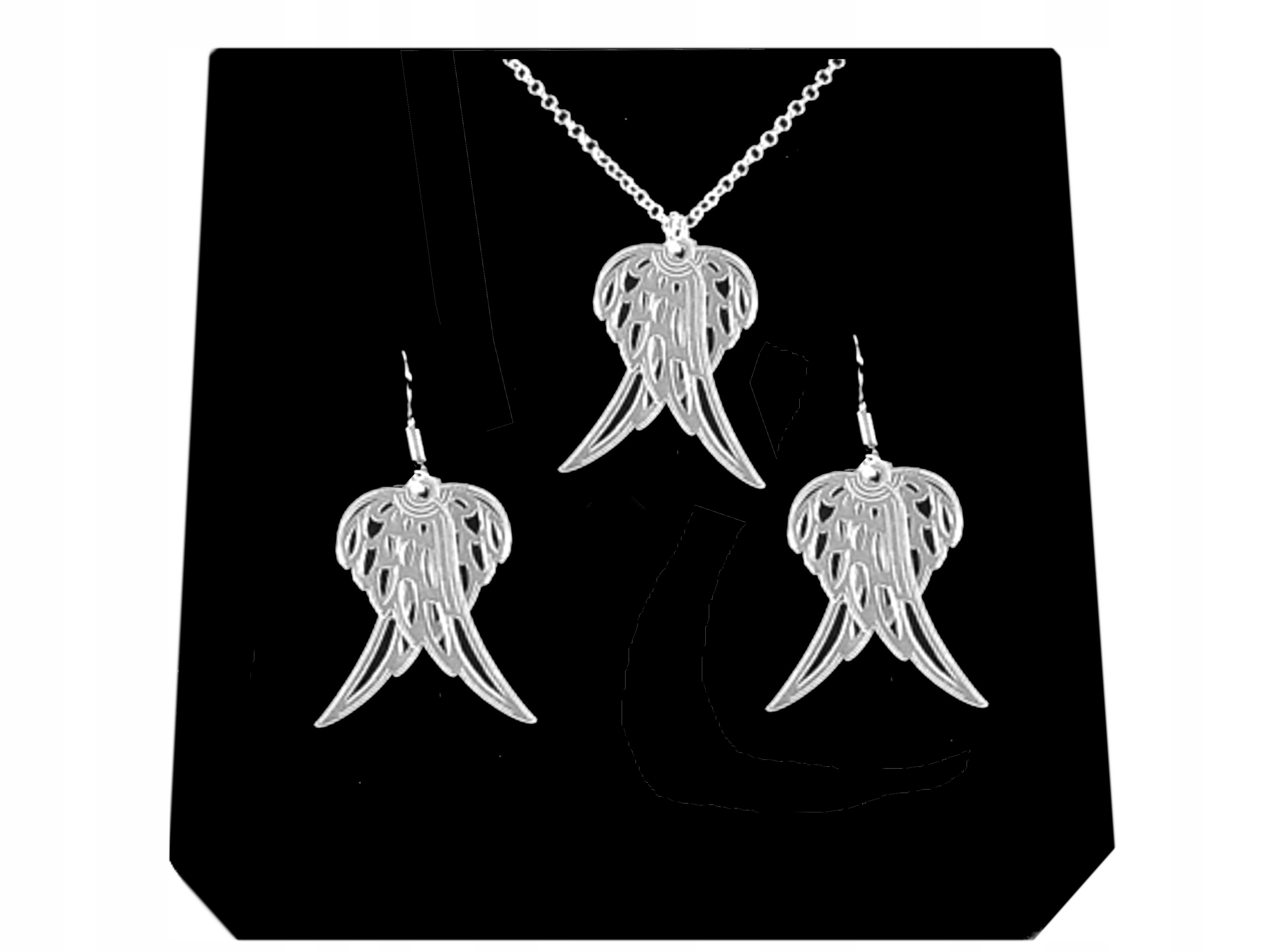 

Srebrny Komplet Naszyjnik Kolczyki srebro 925