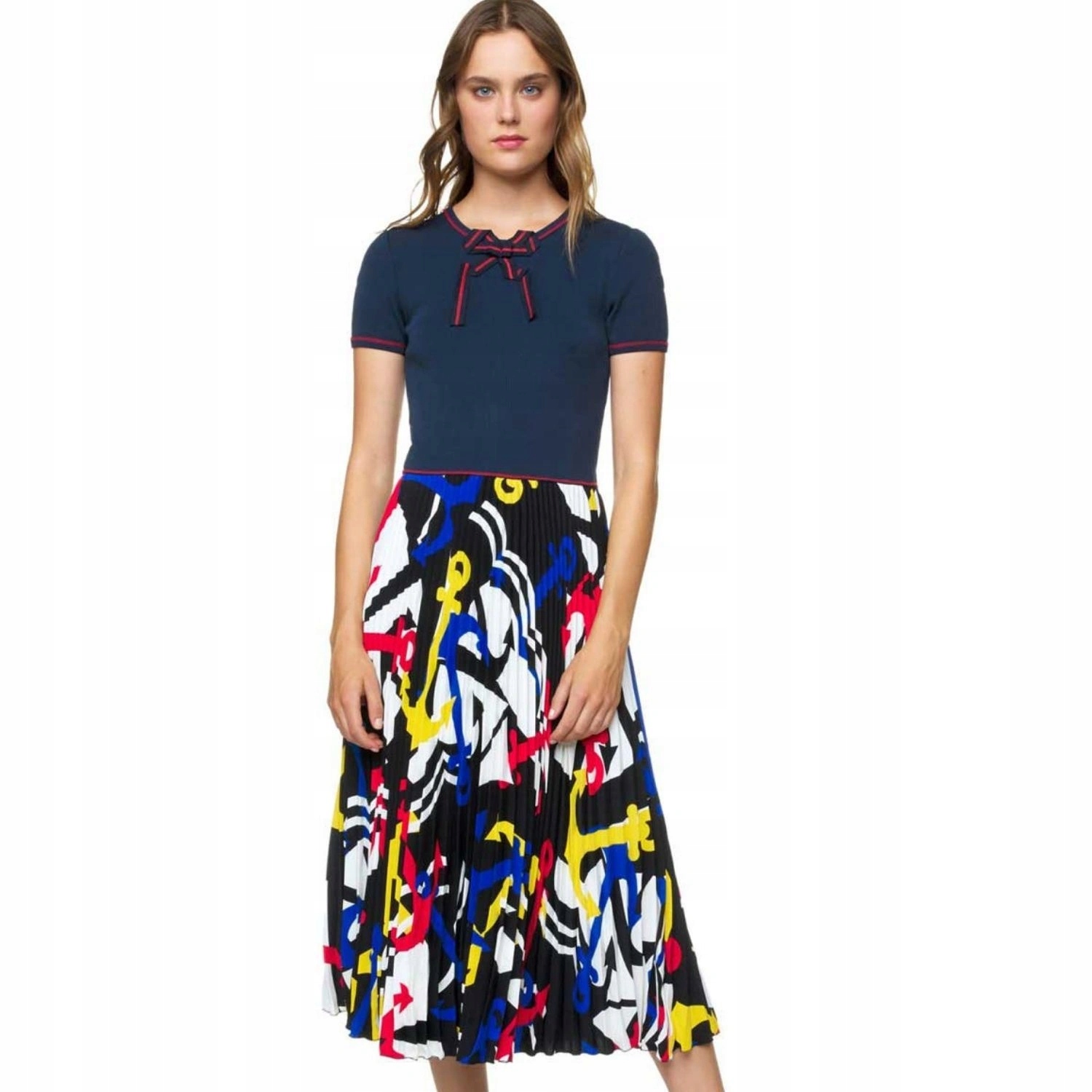 Šaty United Colors Of Benetton plisovaná midi vel.