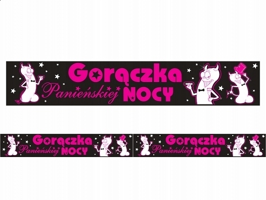 

Taśma Szarfa Dekoracyjna Na Wieczór Panieński 1,2M
