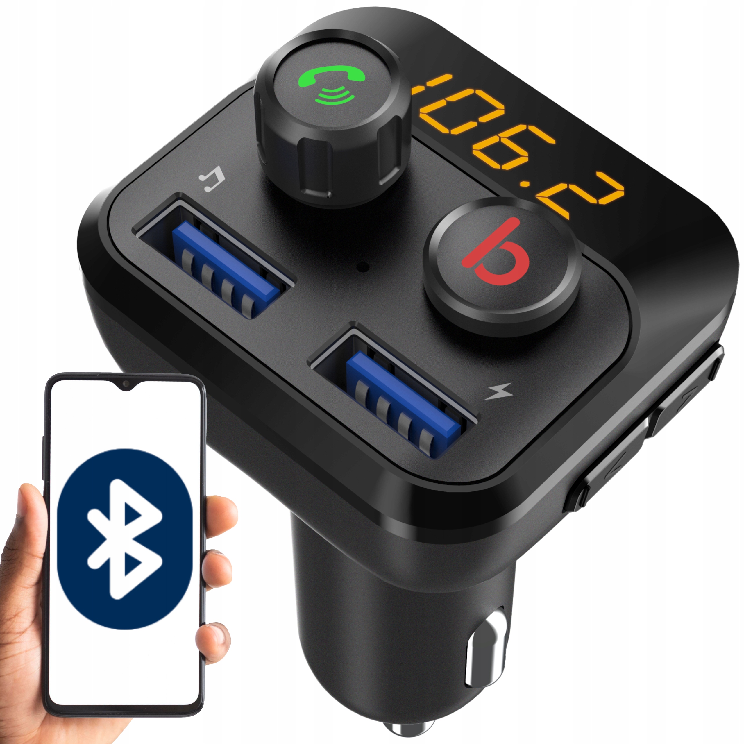 

Transmiter Blow Ładowarka Bluetooth Bass Fm Usb Sd