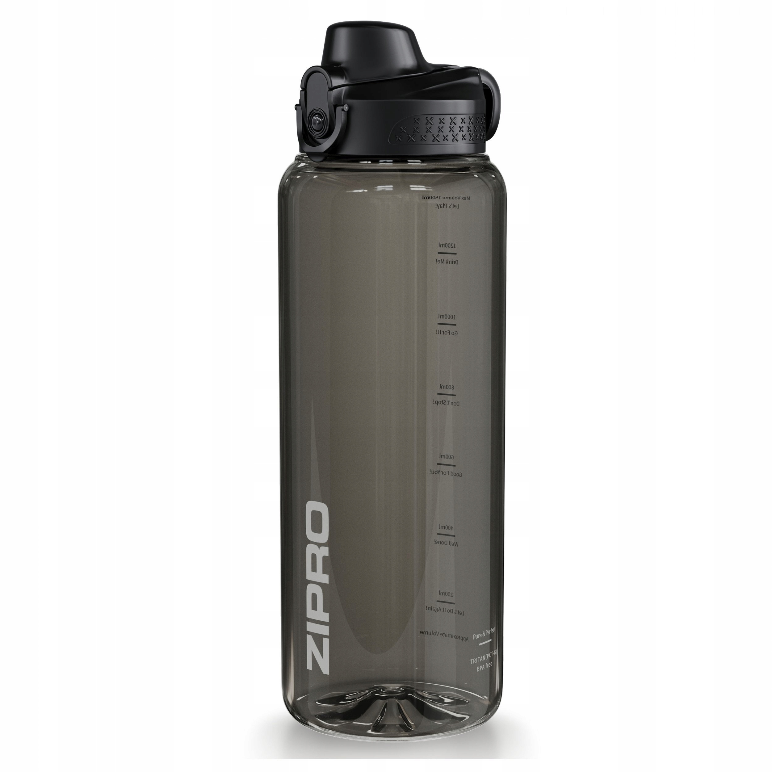 Butelka na wodę bidon sportowy Bpa free Tritan miarka 1500 ml 1,5 l Zipro