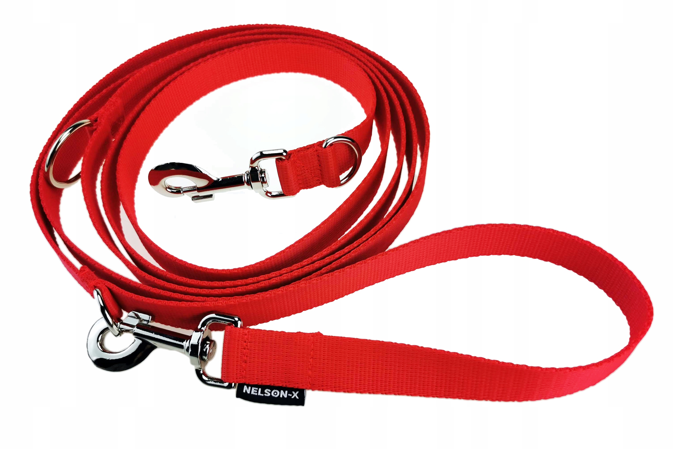 Levně Nelson-x Nastavitelné Vodítko Vodítko 3 M/2,5 CM Zesílená Polský Leštěné