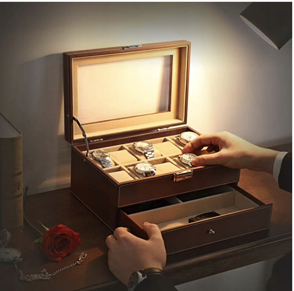 Etui na 10 zegarków+ szuflada duże Kod producenta X