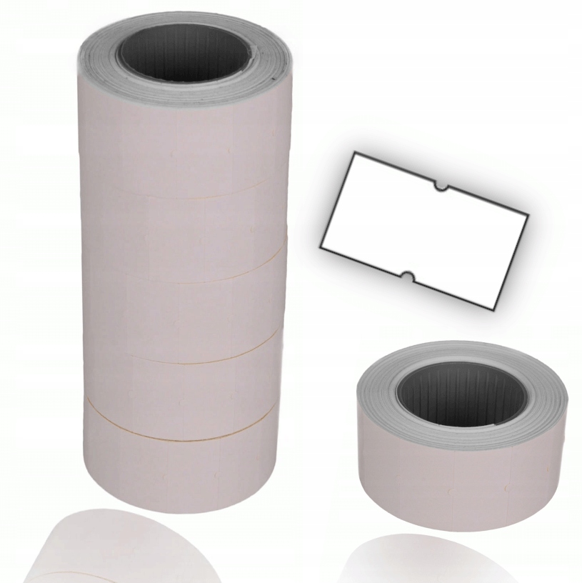 TAŚMA CENÓWKI METKI 6 ROLEK DO METKOWANIA RĘCZNEGO