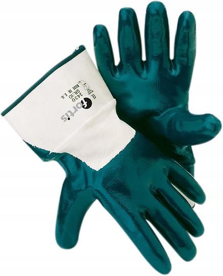 Nitrilové Pracovní rukavice s manžetou, 12 párů, vel. 10