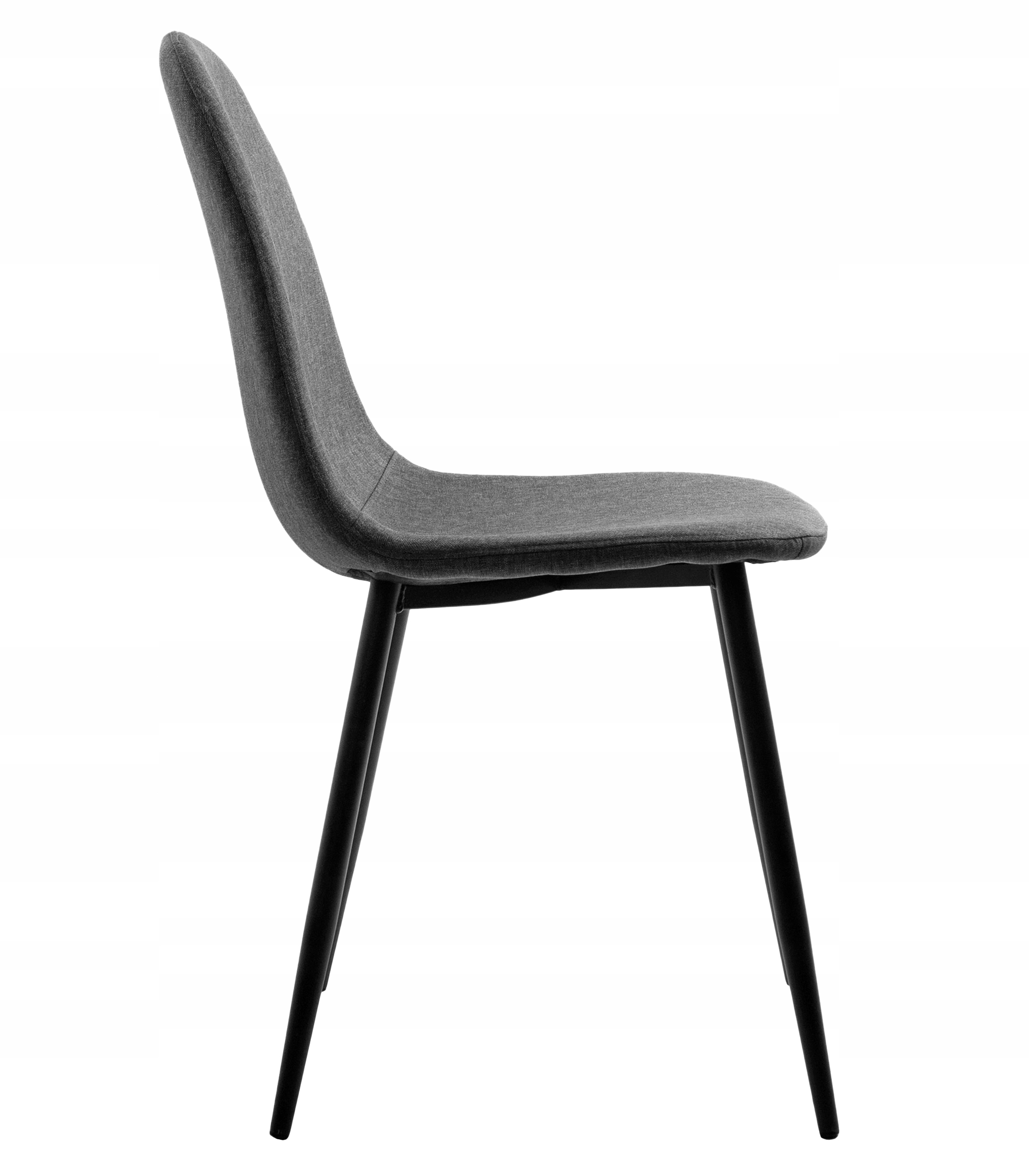 Krzesło KORA tapicerowane materiałowe NOWOCZESNE Szerokość mebla 43 cm