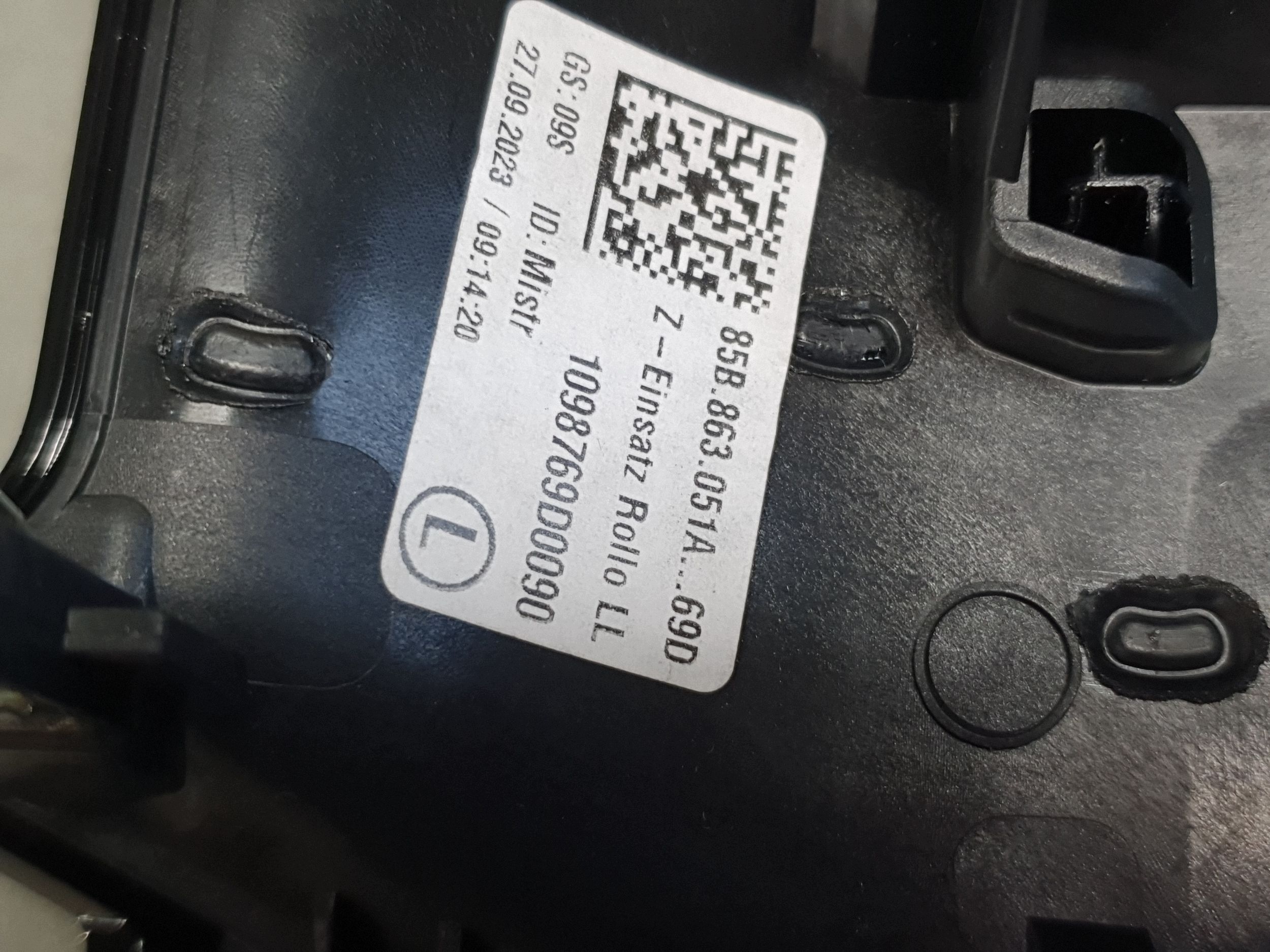 Audi SQ6 e-tron copertura grembialina tunnel telaio 85B863051A