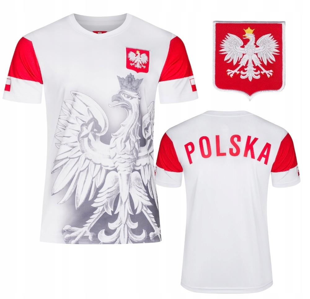 KOSZULKA KIBICA *ORZEŁ* POLSKA T-SHIRT z ORŁEM, REPREZENTACJA POLSKI, L