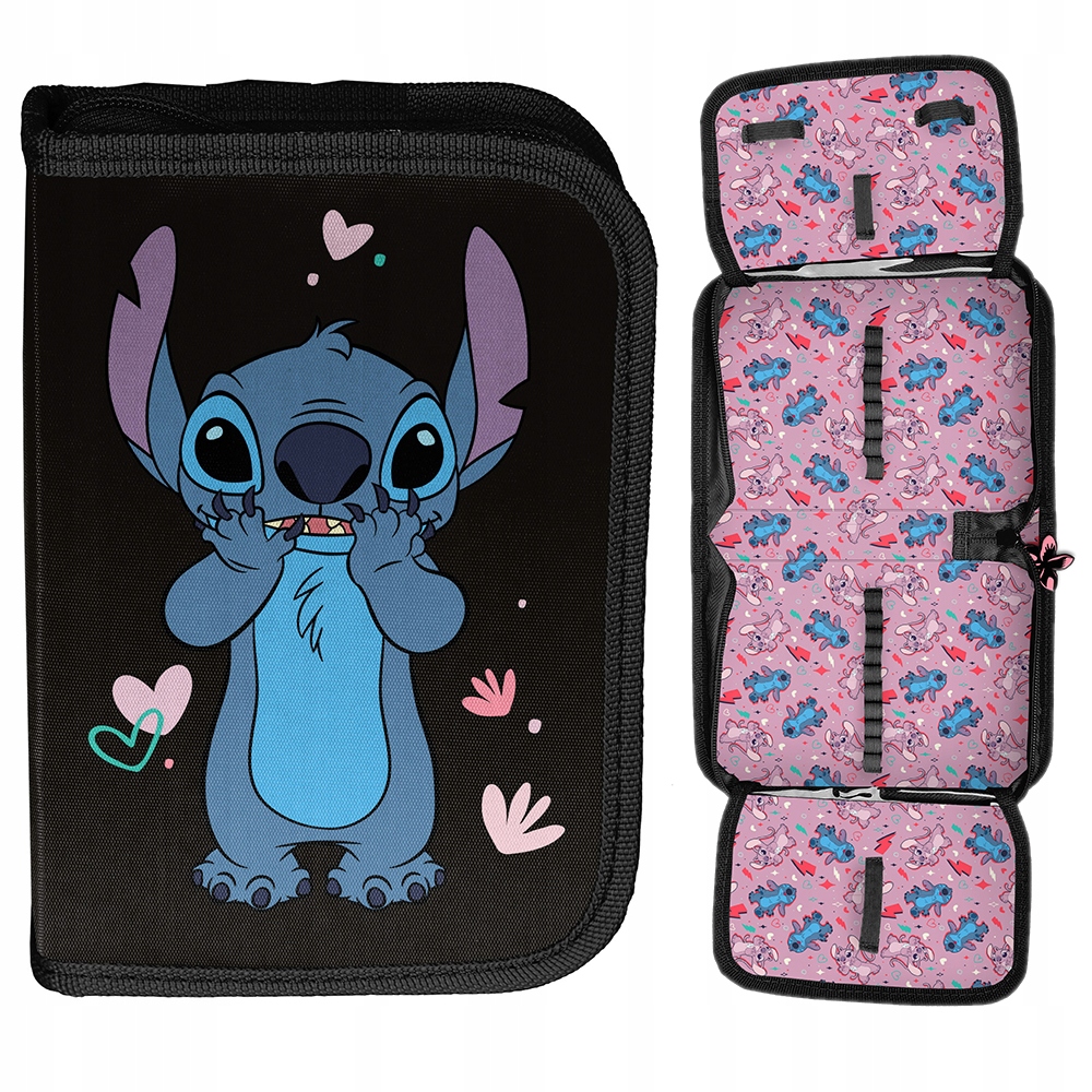 Piórnik jednokomorowy bez wyposażenia Disney Stitch dla dziewczynki Stich