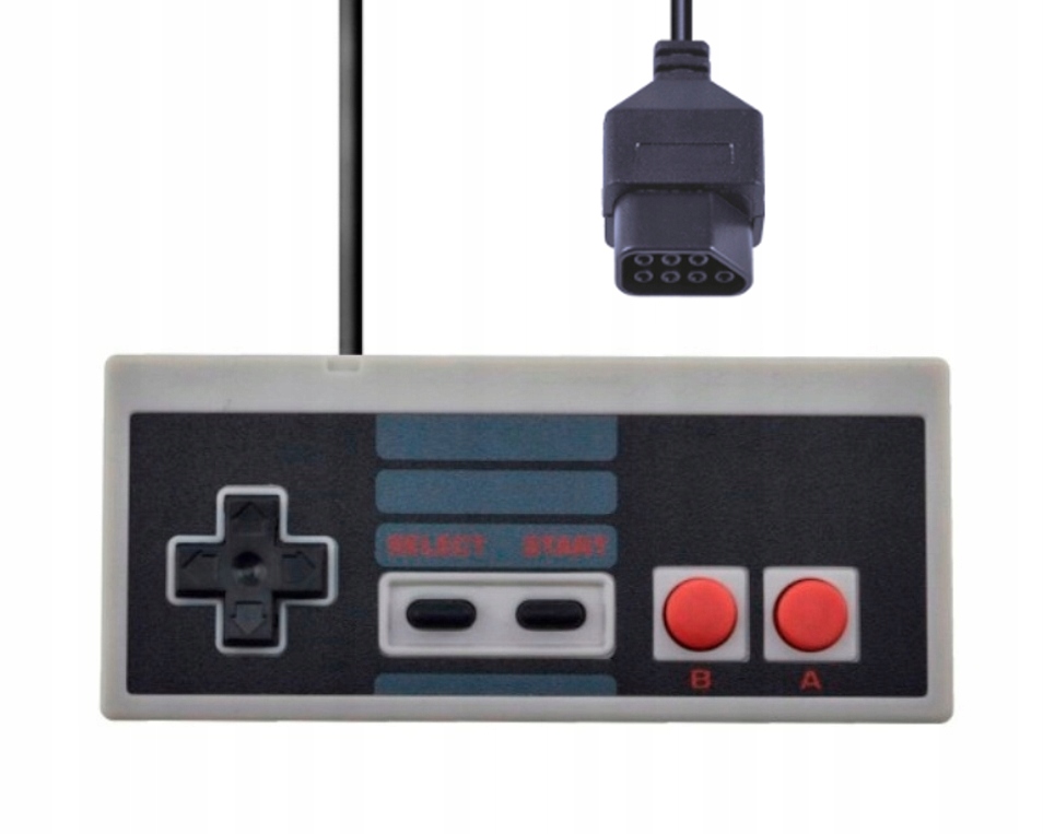 Pad joypad ovladač pro konzoli Nintendo Entertainment System Nes Ntsc 1.7 m