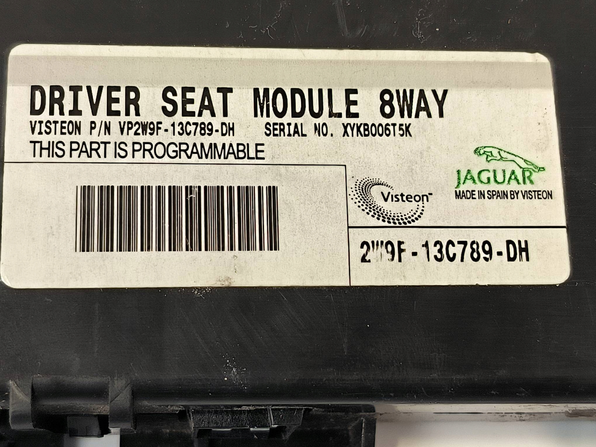 Module Siège 2W9F-13C789-DH JAGUAR S-TYPE