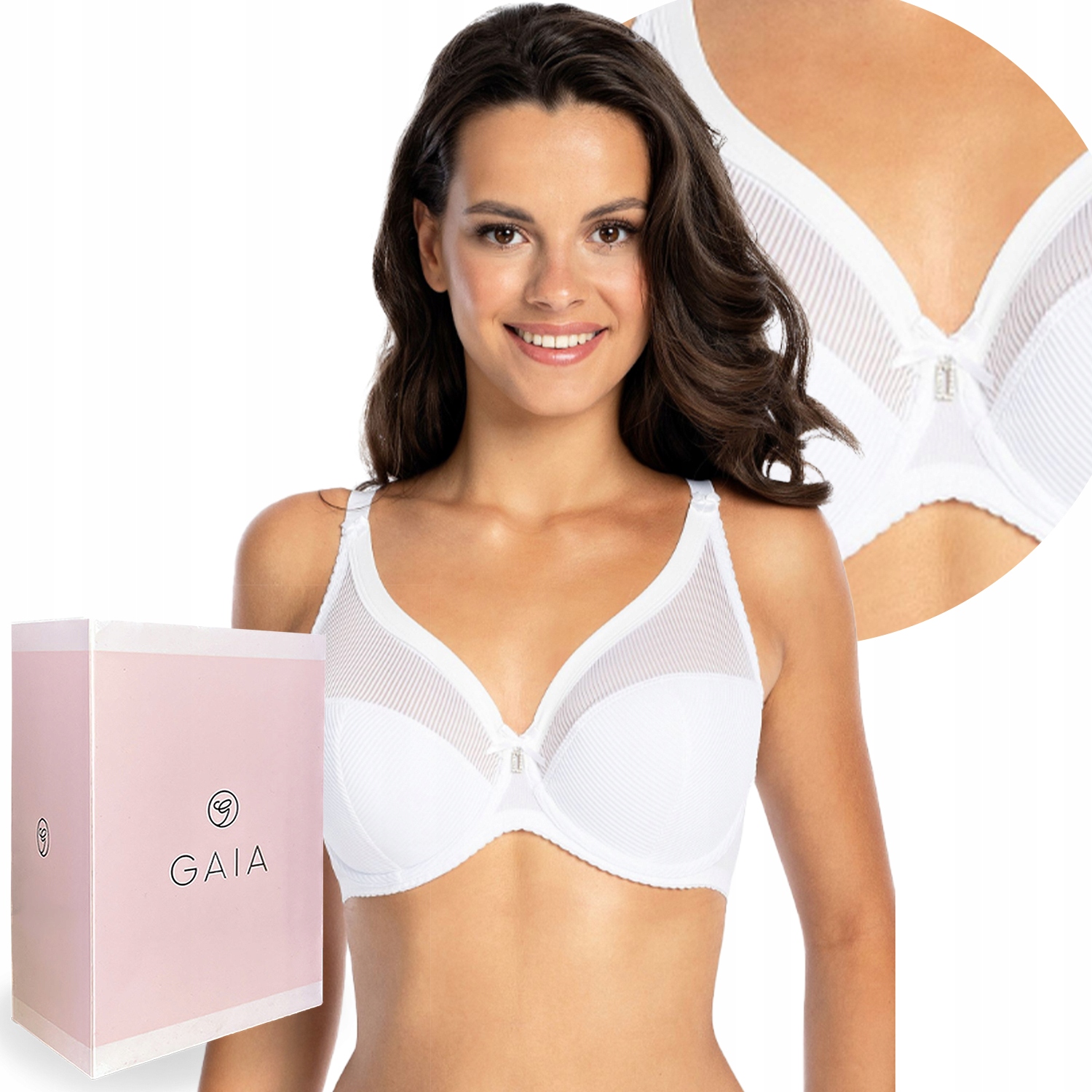 Biustonosz półusztywniany Gaia 1058 Sonia 80G