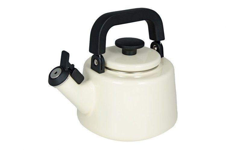 CZAJNIK EMALIOWANY FORCHETTO MODERNO KREMOWY 2,1L Marka inna