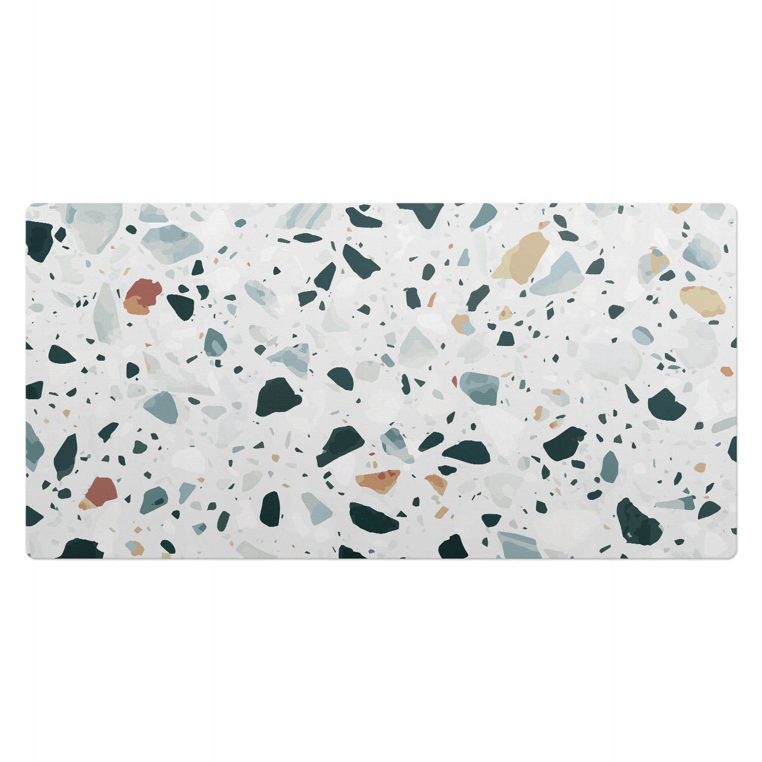 Dekorativní podložka pod notebook na psací stůl Stylová mozaika terrazzo 100x50 cm