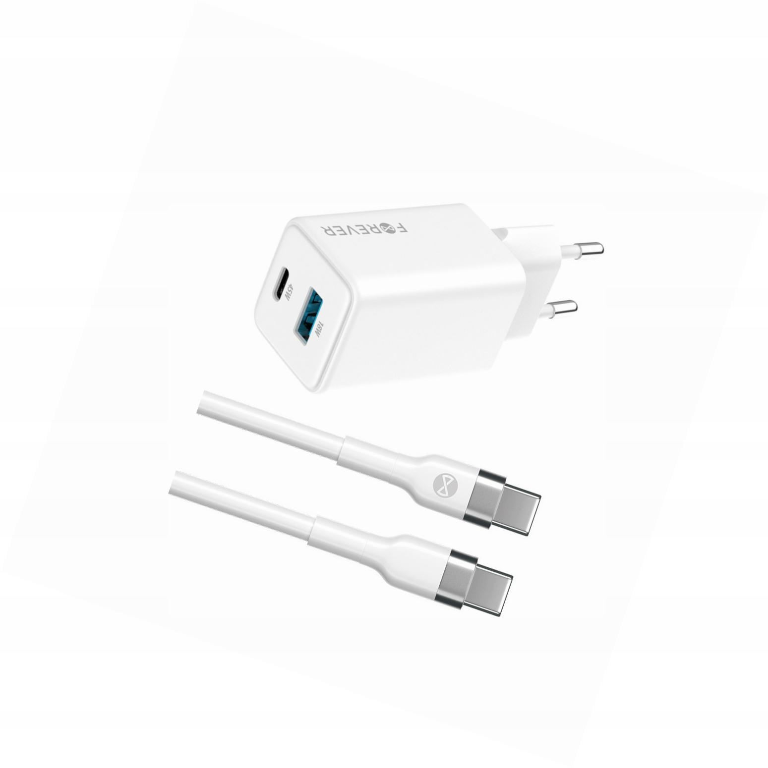 Szybka ładowarka GaN 45W 2 wejścia z kablem 2m do Google Pixel 9 Pro XL 5G
