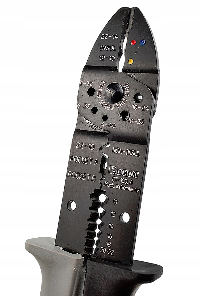 PANDUIT PROFESJONALNE SZCZYPCE ZACISKOWE DO ZŁĄCZY 0.34 - 6.0 MM