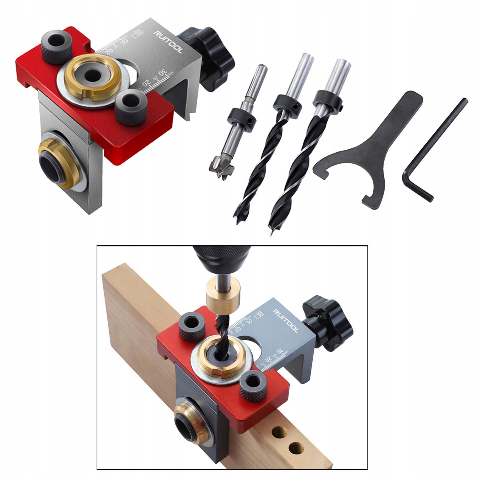 1 Pocket Wood Dowel Drilling Punch Numer katalogowy oryginału 255480