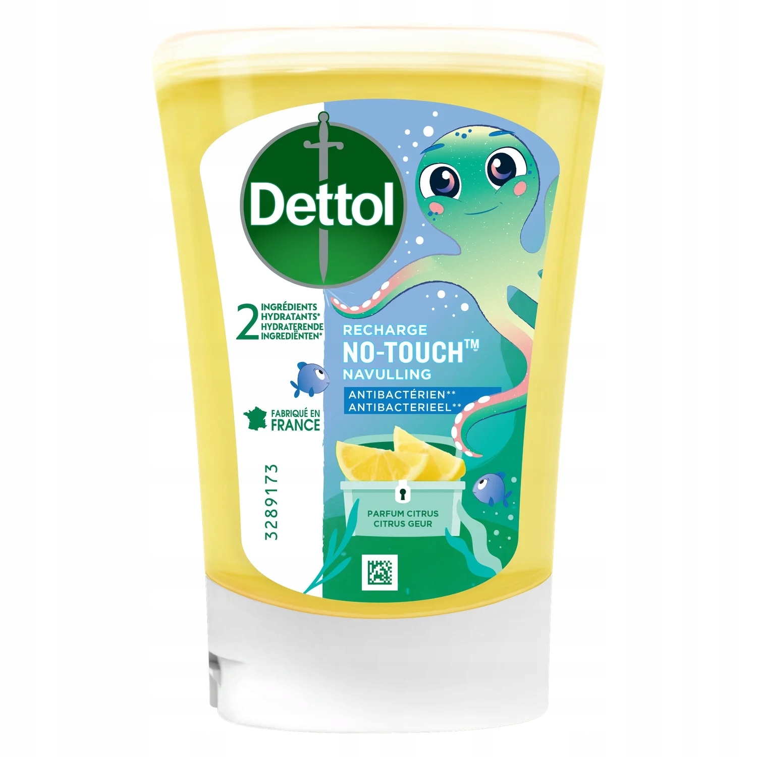 MYDŁO W PŁYNIE WKŁAD DO DOZOWNIKA DETTOL CYTRYNOWE 250ML 8A114
