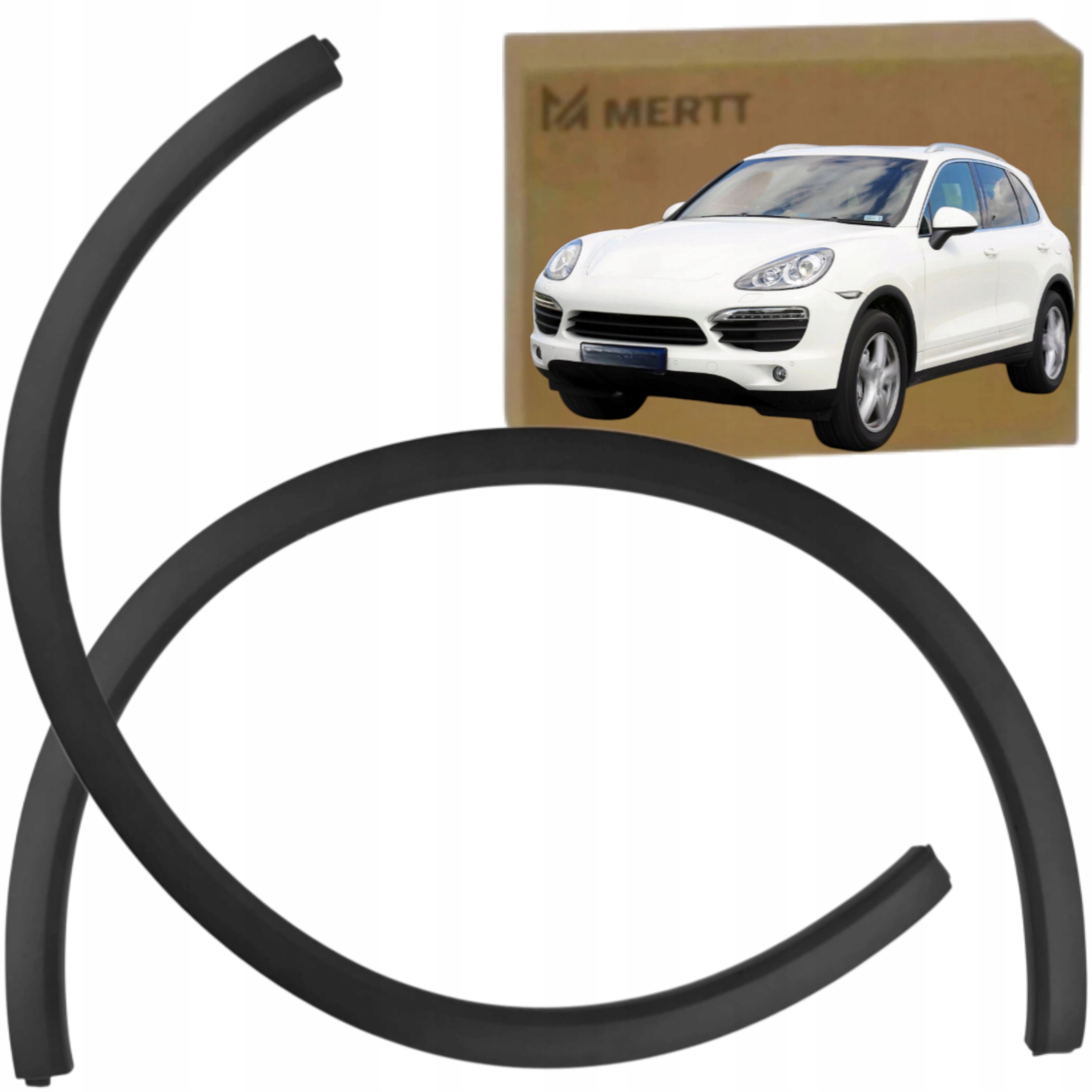 Lišta krytu blatníku Levá Pravá Přední Porsche Cayenne II 7P5 2010-2017