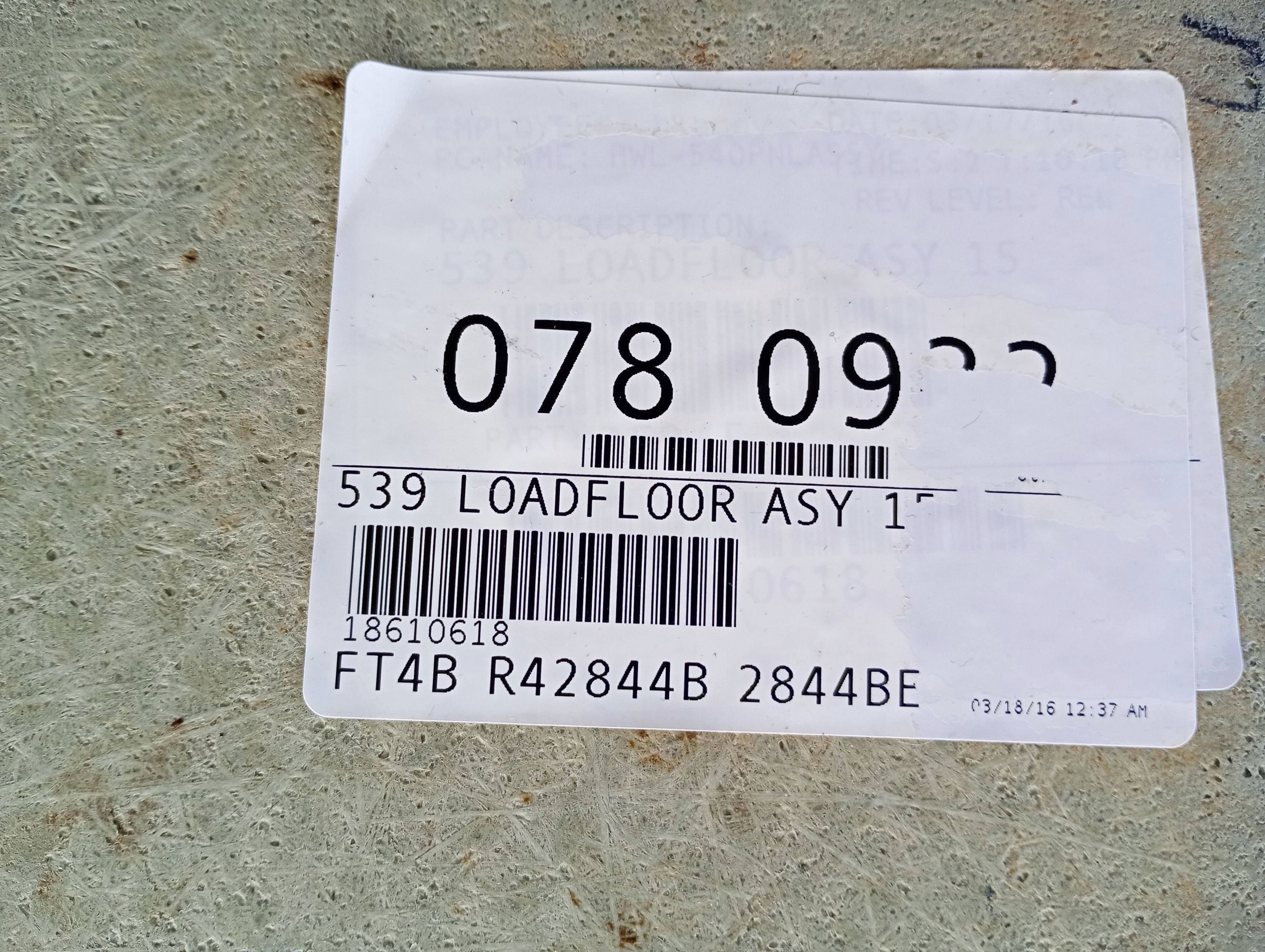 mats boot floor cover Ford Edge II 2015