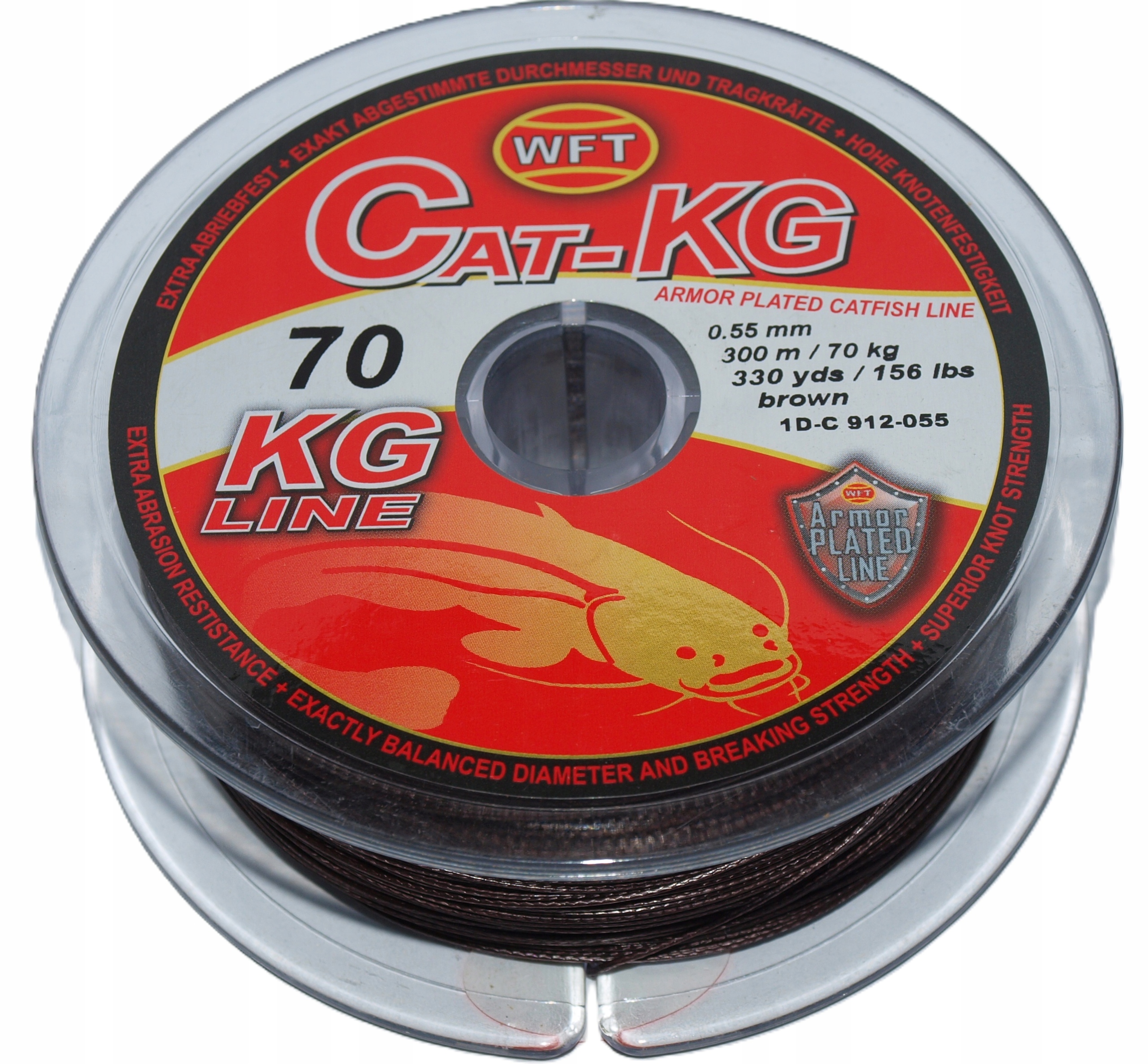 Plecionka Wft Cat-kg, na suma, 0,55mm 70kg -300m