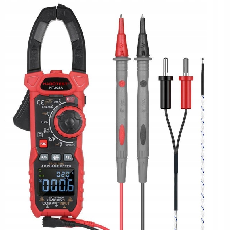 

Cyfrowy Miernik Cęgowy Habotest HT208A Multimetr