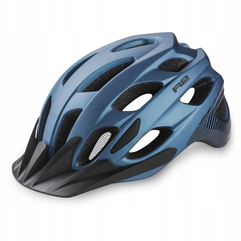 R2 Přilba Cliff petrolejová-černá M (55-58 cm)