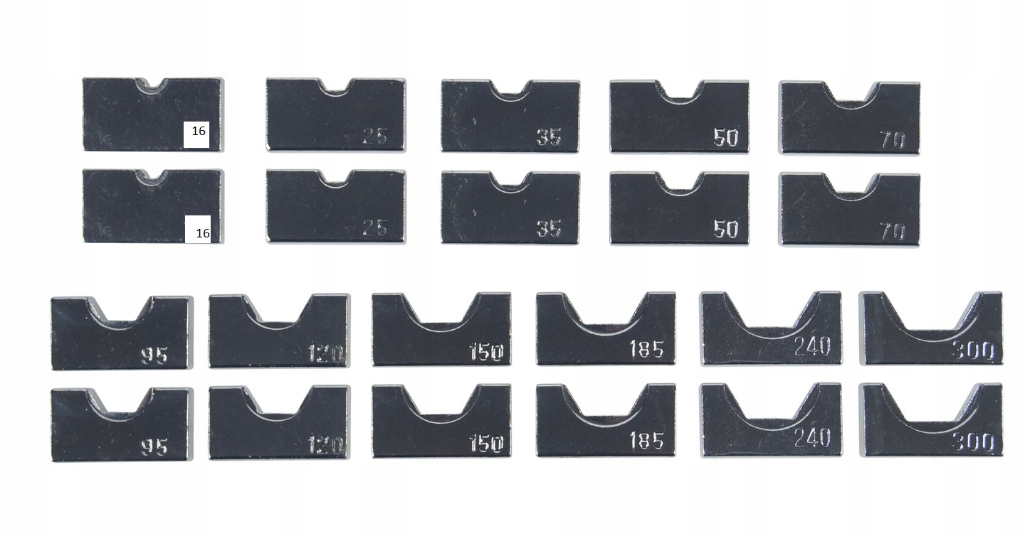 ZACISKARKA PRASKA DO KABLI 25-300mm 18T HYDRAULICZNA KOŃCÓWEK + MATRYCE Maksymalny przekrój przewodu 300 mm²