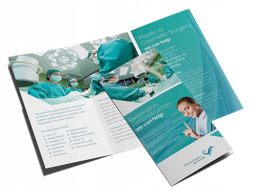 ULOTKI SKŁADANE A4 do DL Kreda Błysk 170g 500 szt Rodzaj ulotki dwustronne jednostronne