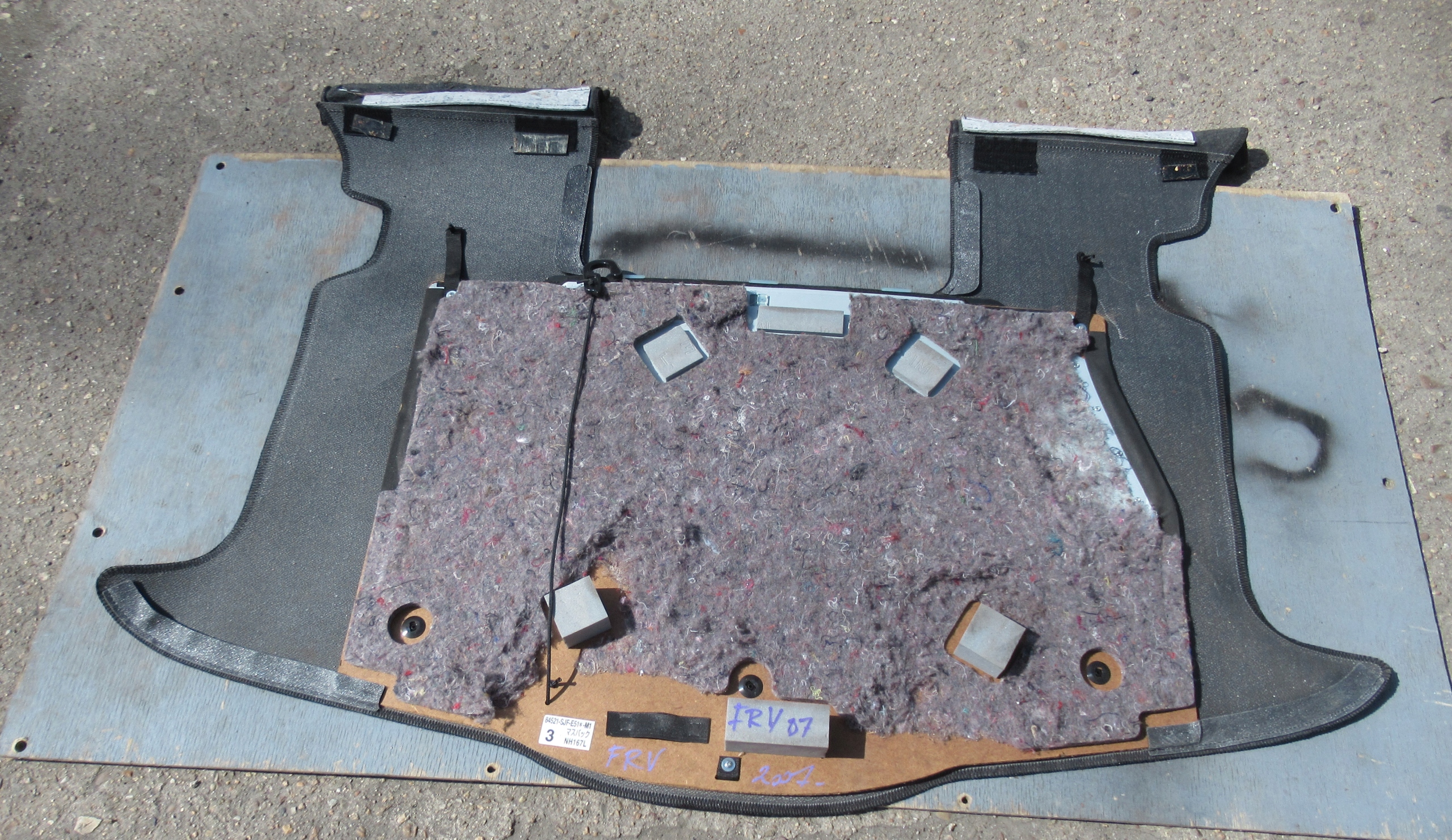HONDA FR-V 07R mats floor boot