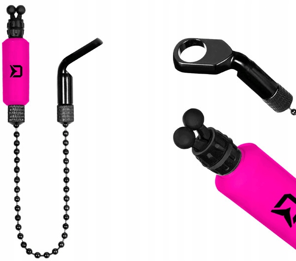 Hanger na łańcuszku Delphin Rota Chain Purpurowy
