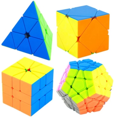 

Zestaw kostek MoYu podstawka do kostki rubika