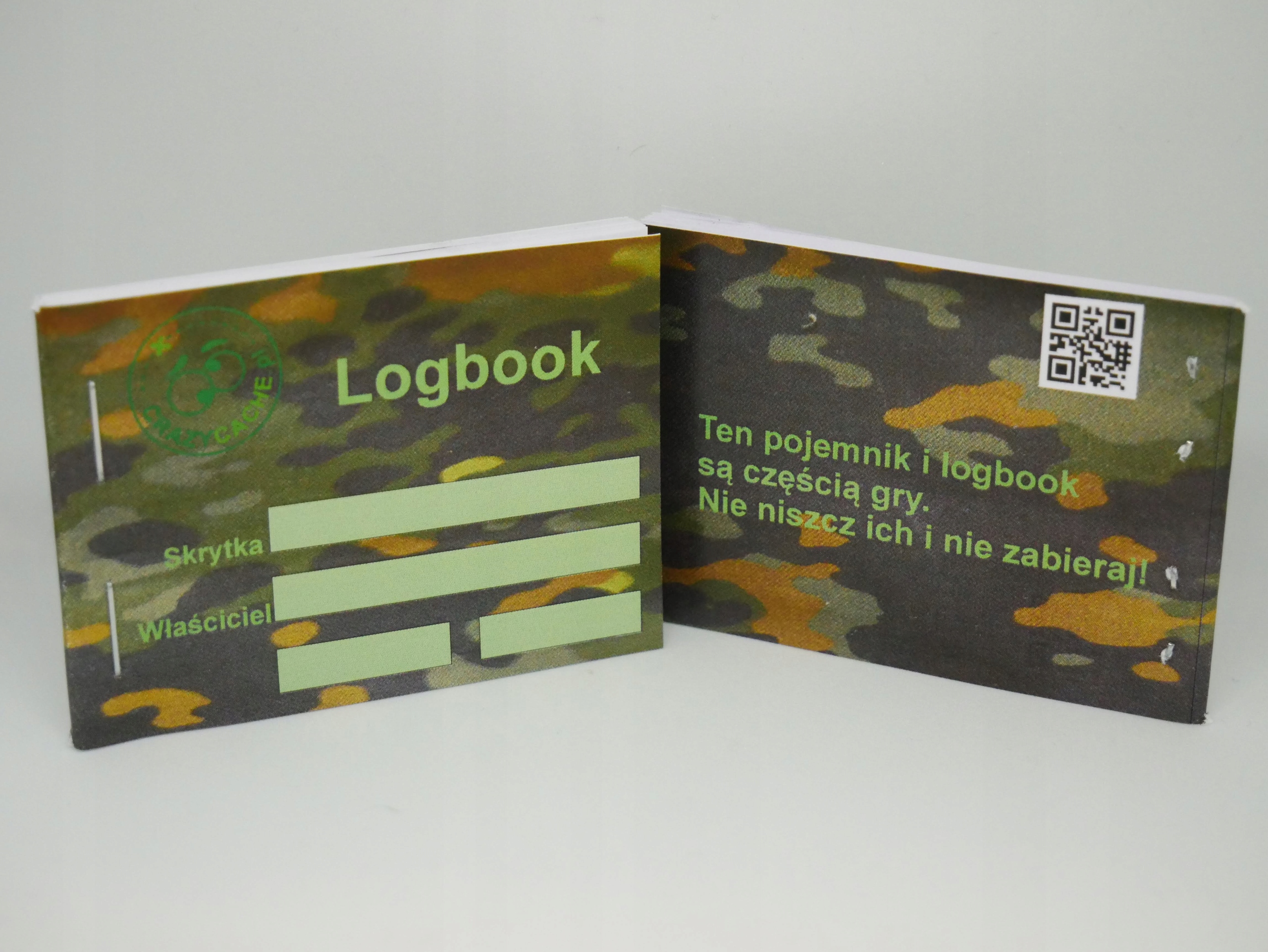 Logbook książeczkowy, Geocaching /Opencaching 5szt Model Książeczka m1