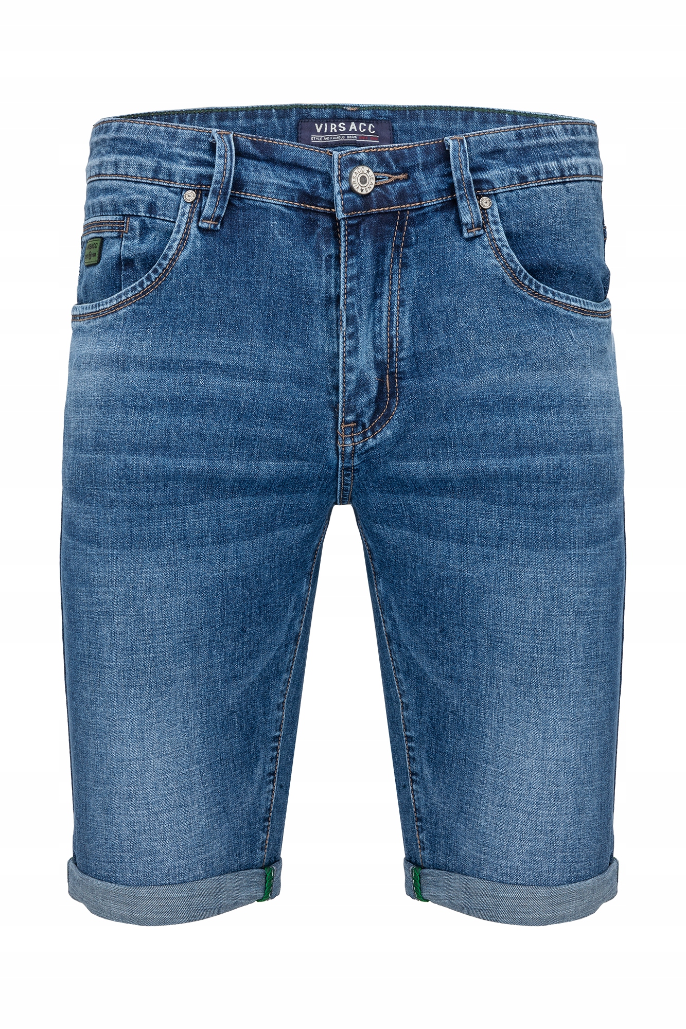 SPODENKI MĘSKIE KRÓTKIE JEANSY SZORTY BLUE: 38