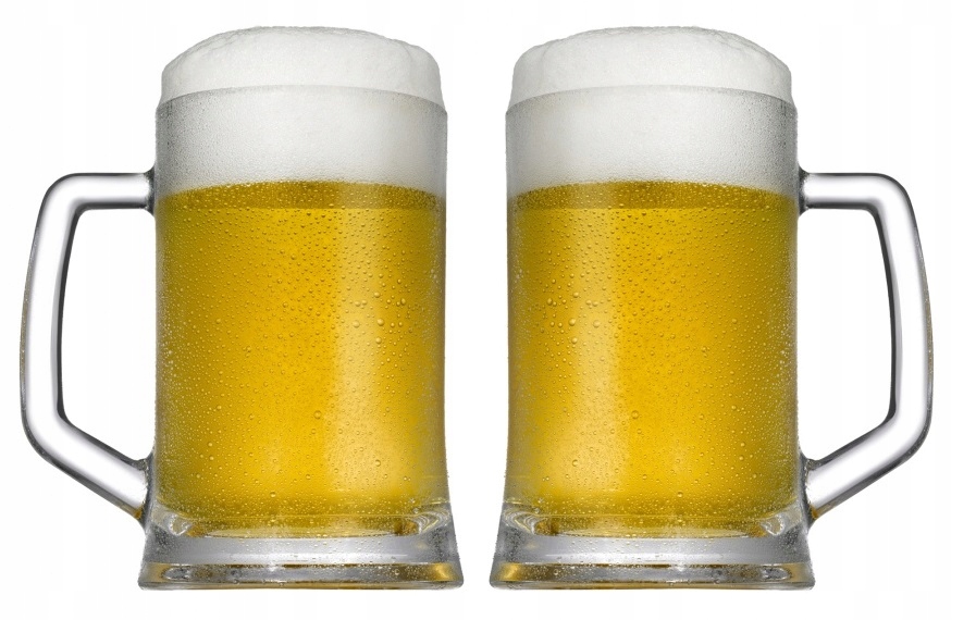 

Szklany Kufel Do Piwa 660 ML Grube Szkło 2 Szt.