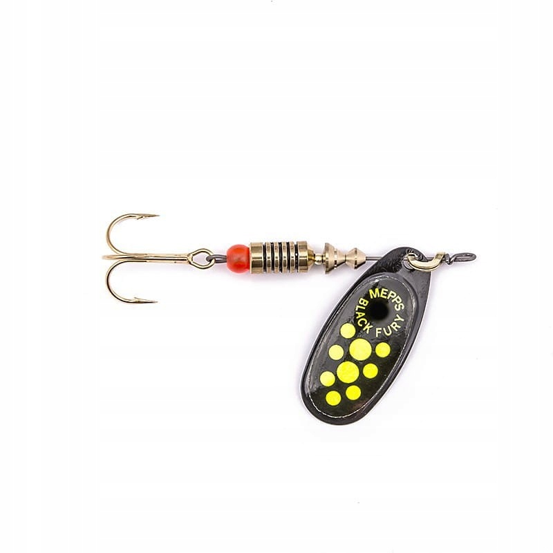 Mepps Black Fury czarny/yellow roz.2